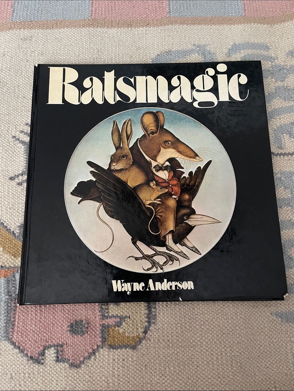 Vintage Ratsmagic Black Hardcover storybook Art Book
